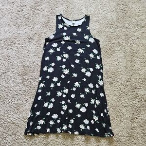 Old Navy Floral Black Dress, Size M